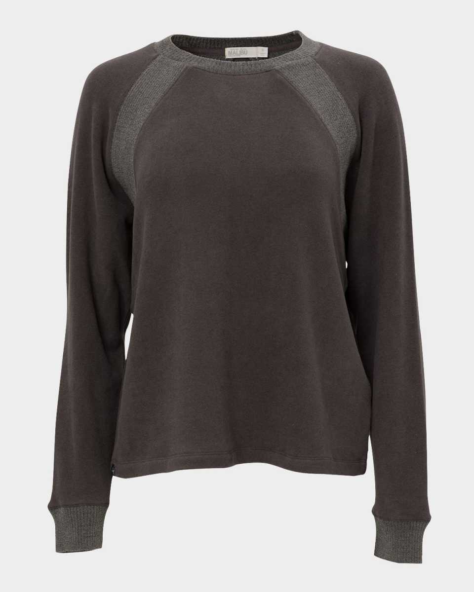 Malibu Collection Brushed Fleece Sweater